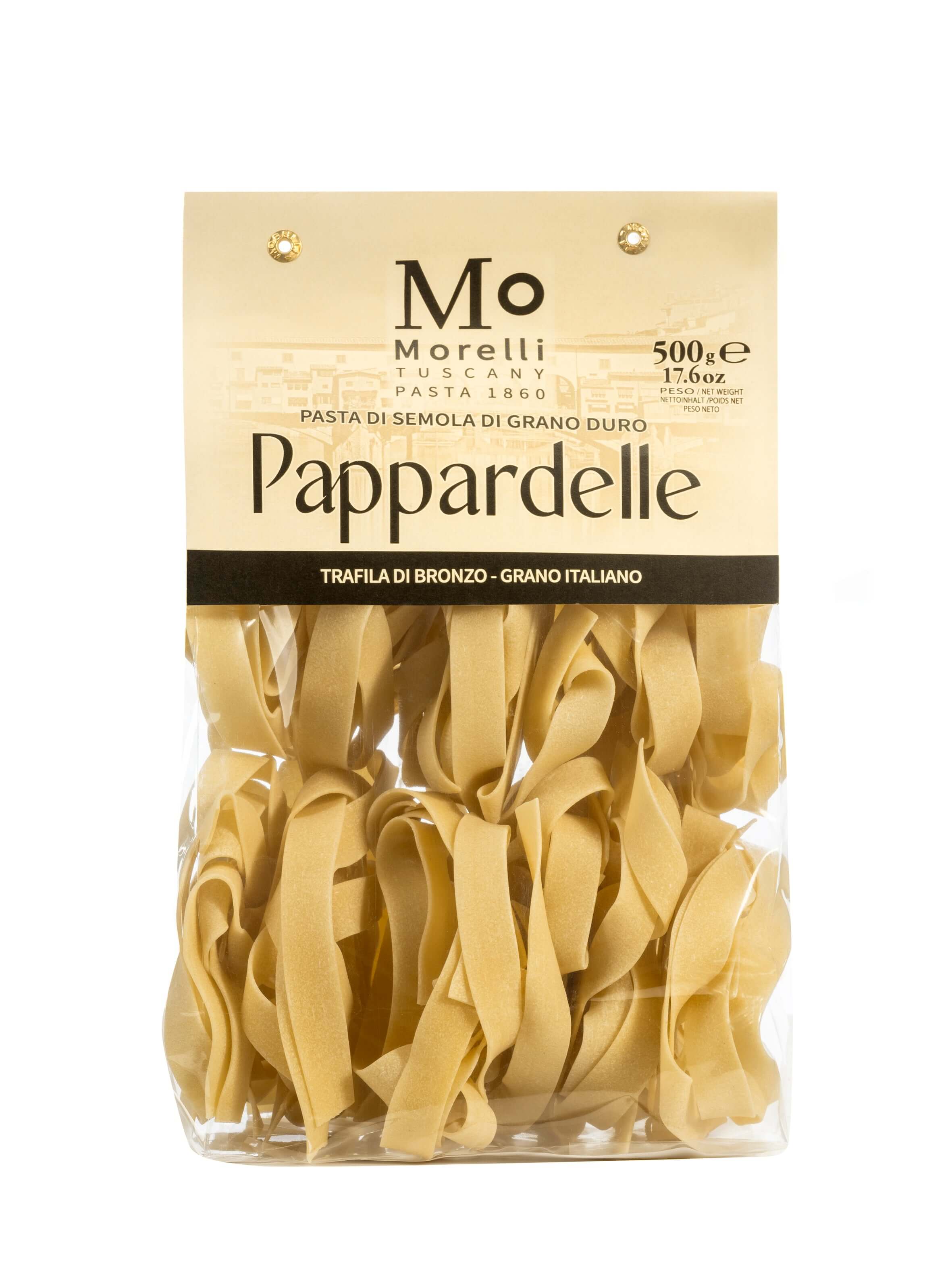 Morelli Pappardelle con Germe di Grano Pasta 500g