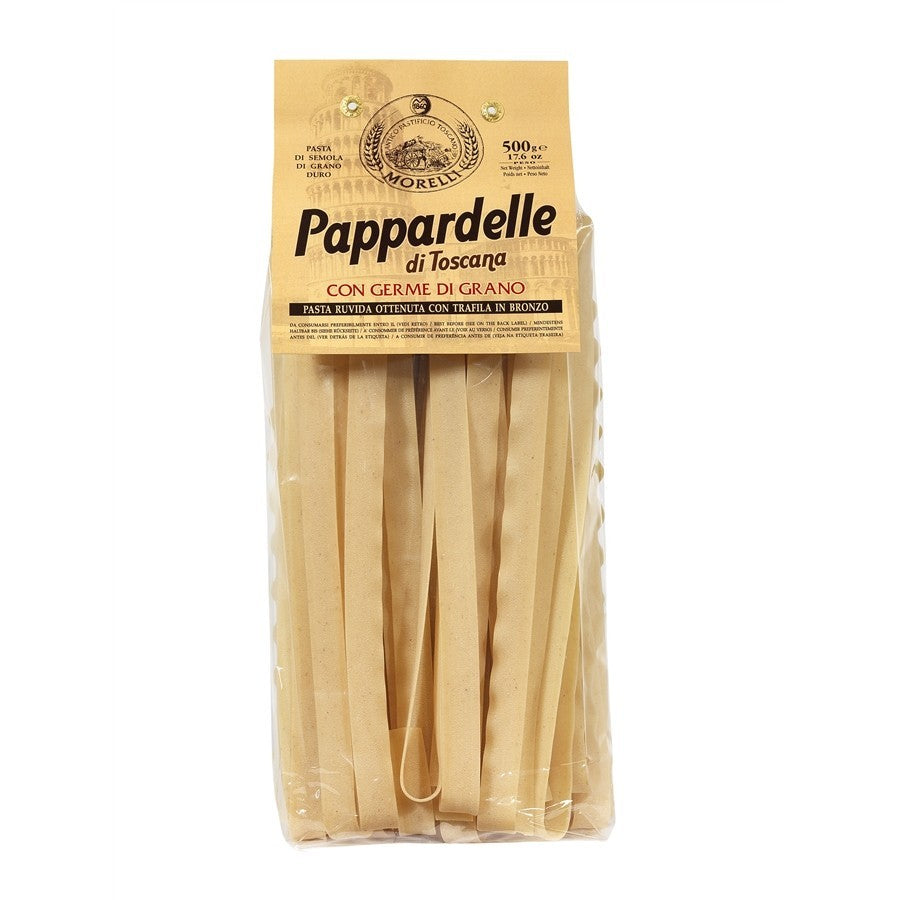 Morelli Pappardelle con Germe di Grano Pasta 500g