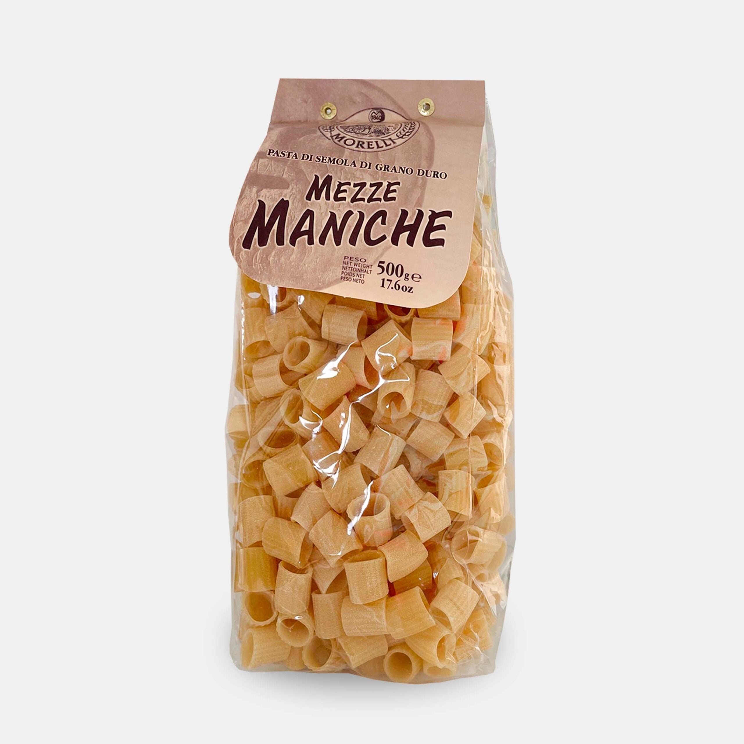 Morelli Mezze Maniche Pasta 500g